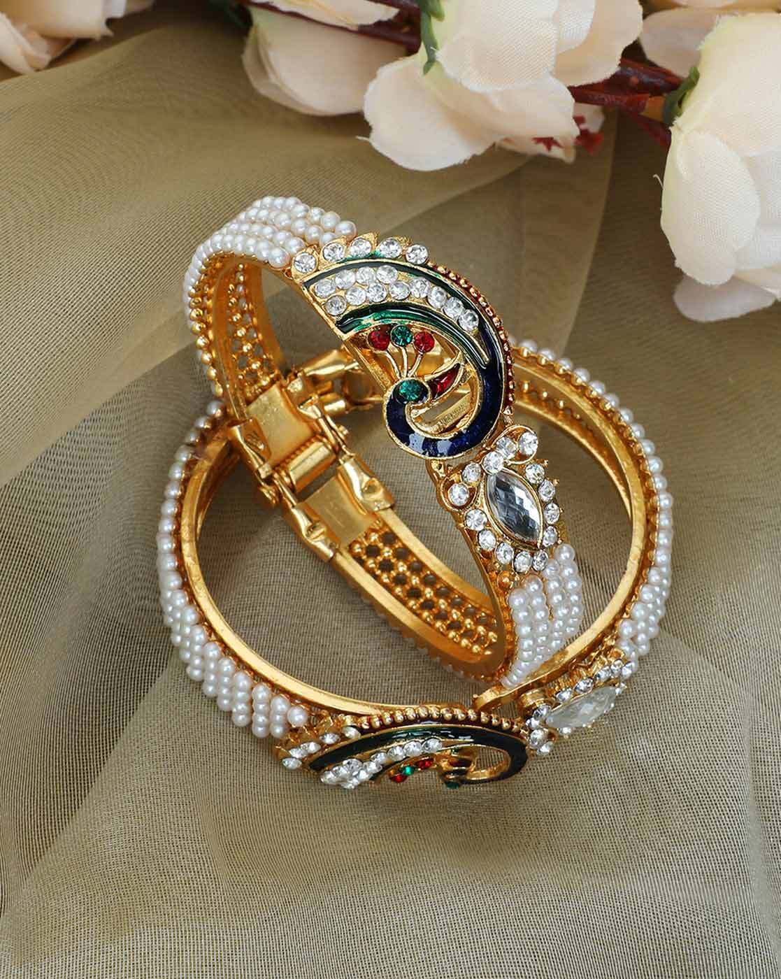 Buy Silver Bracelets & Bangles for Women by Anika's Creation Online |  Ajio.com