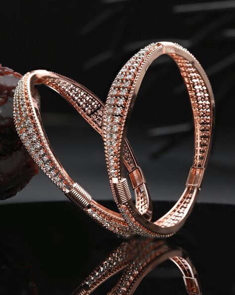 Rose gold 2025 bangles set