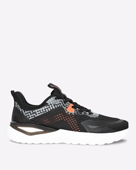 red tape colourblock lace up sneakers