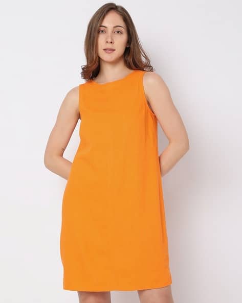 vero moda orange dress Womens Dresses Vero Moda Orange Dress Vero Moda Ella Dress Yellow Devotion Kleid Neon Buy Yellow