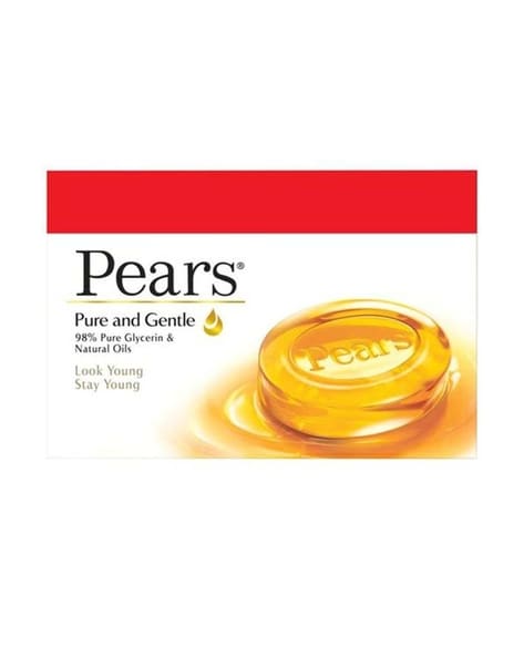 PEARS Set of 4 Pure & Gentle Bathing Bars (Yellow)