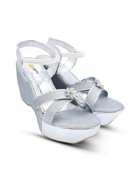 Cheap silver online wedges