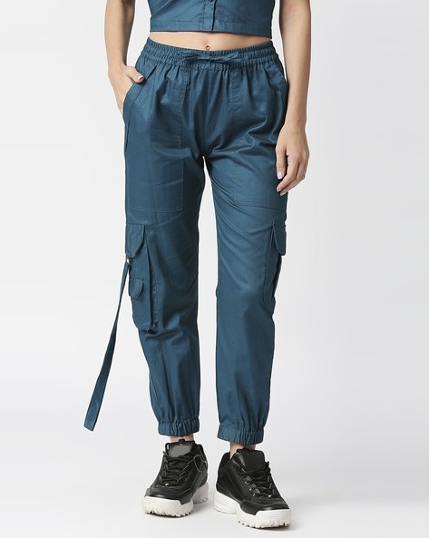 Buy Blue Trousers & Pants for Women by REMANIKA Online