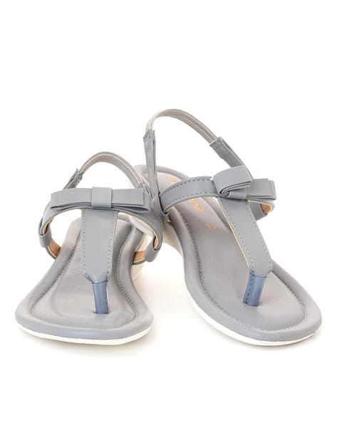 T-Strap Slingback Flat Sandals