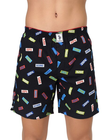 U S Polo Assn Printed Cotton Boxers