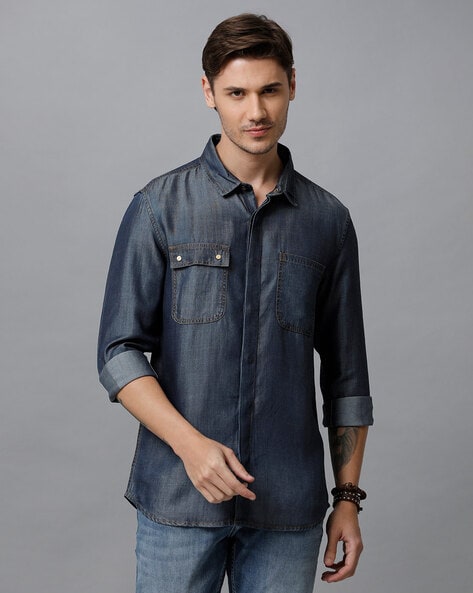 Buy Blue Shirts for Men by Prototype Online