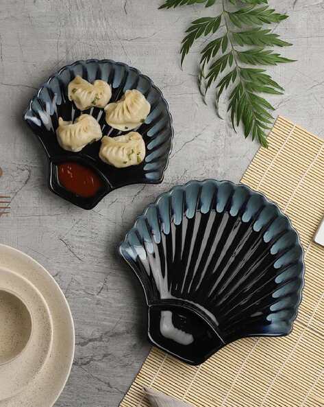 Fan Shell Pottery Dish