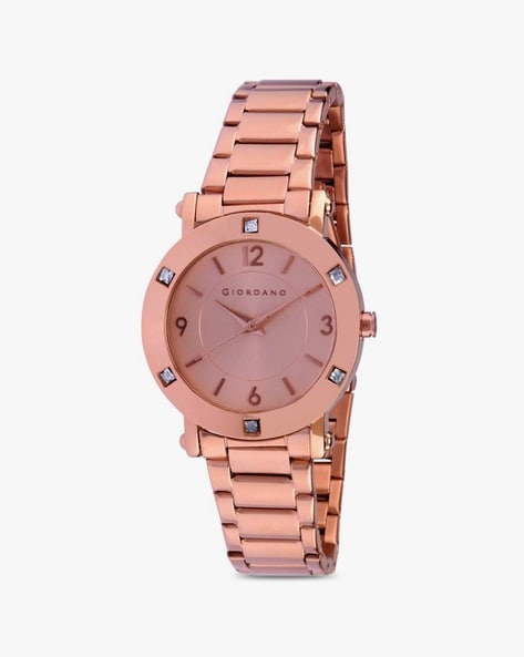 Giordano rose gold women's watch sale