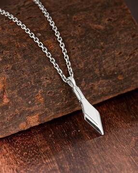 giva Sterling Silver Rhombus Shape Pendant-picture-22