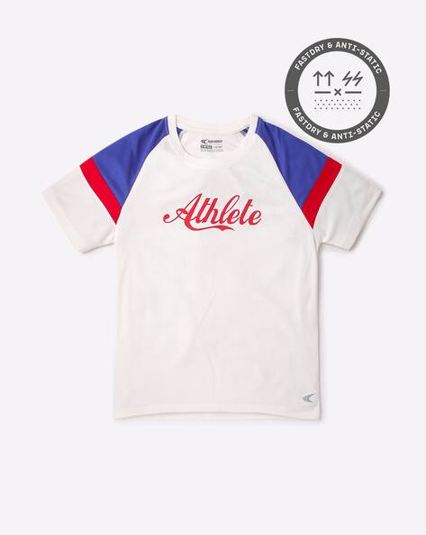PERFORMAX Typographic Print Crew-Neck T-Shirt
