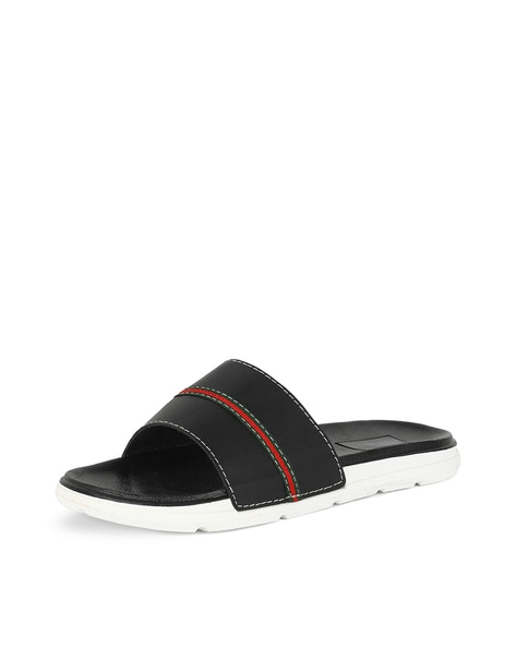 Khadims Round-Toe Slip-On Slides