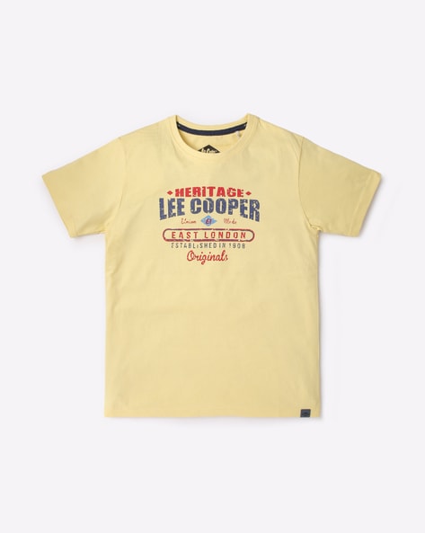 Lee Cooper Logo Print Crew-Neck T-Shirt