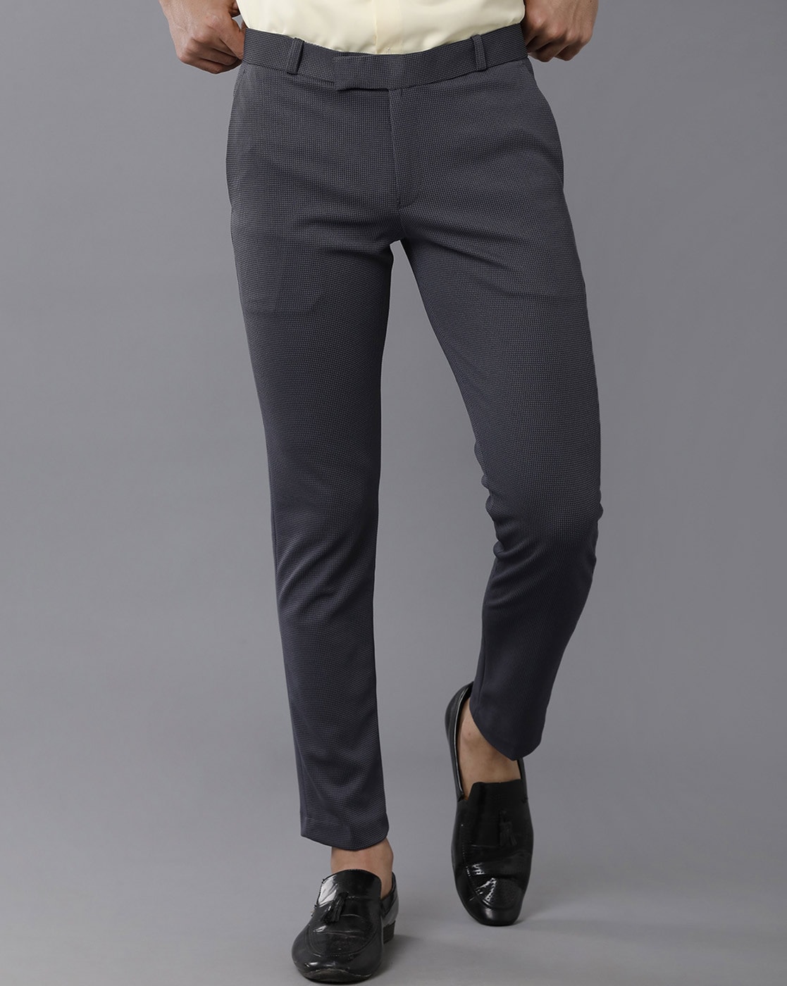 Buy Light Grey Trousers & Pants for Men by ARROW Online | Ajio.com