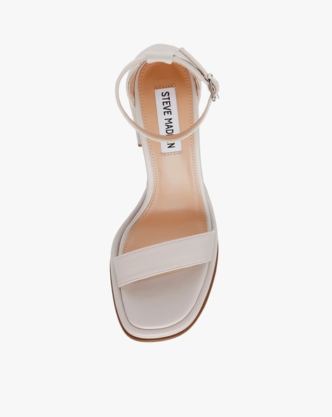 Buy White Heeled Sandals for Women by STEVE MADDEN Online Ajio