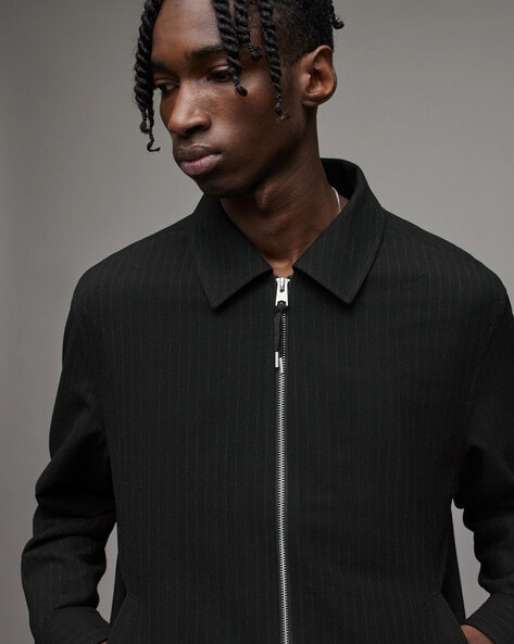 Abercrombie & Fitch Mens Size XS Vegan Suede Zip Shirt Jacket Coat Pockets  Black | eBay