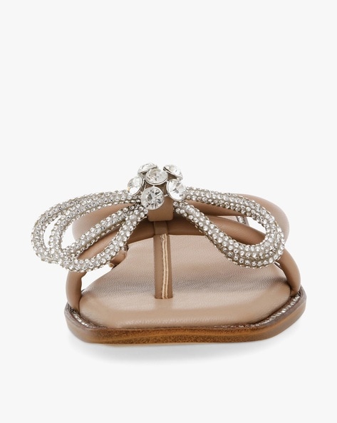 Stylet Embellished Flat Sandals