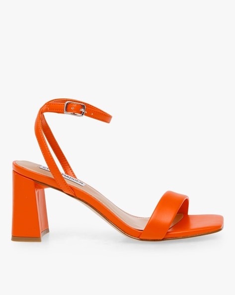 Buy Rag & Co Mary Jane Sandal Heels in Orange Online
