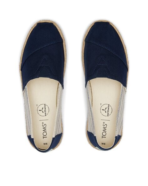 Buy Toms Alpargata Rope Espadrille Slip-Ons Casual Shoes | Navy Color Women  | AJIO LUXE