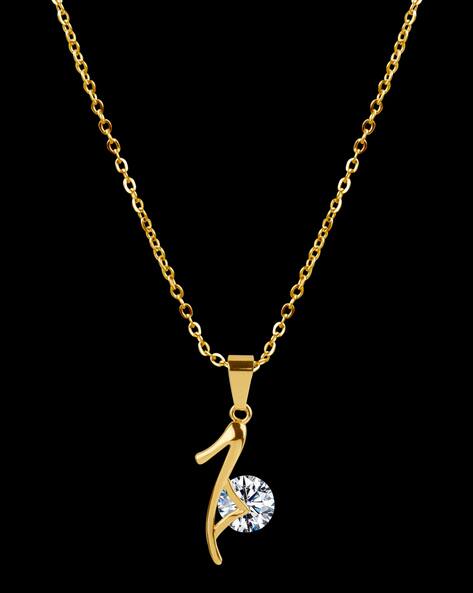 Buy Gold Necklaces Pendants for Women by Bergo Jewels Online
