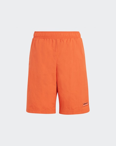 Orange store adidas shorts