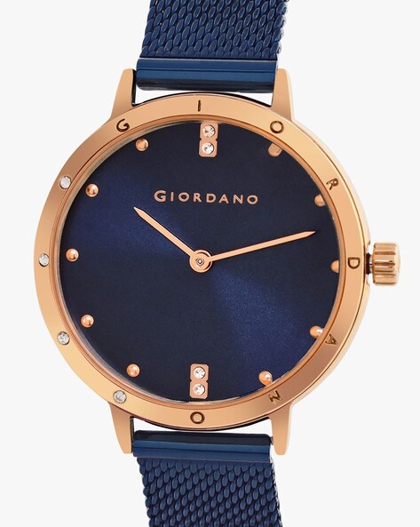 Giordano analog blue dial sale women's watch