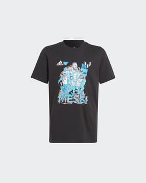 adidas kids Y Messi Crew-Neck T-Shirt-picture-39