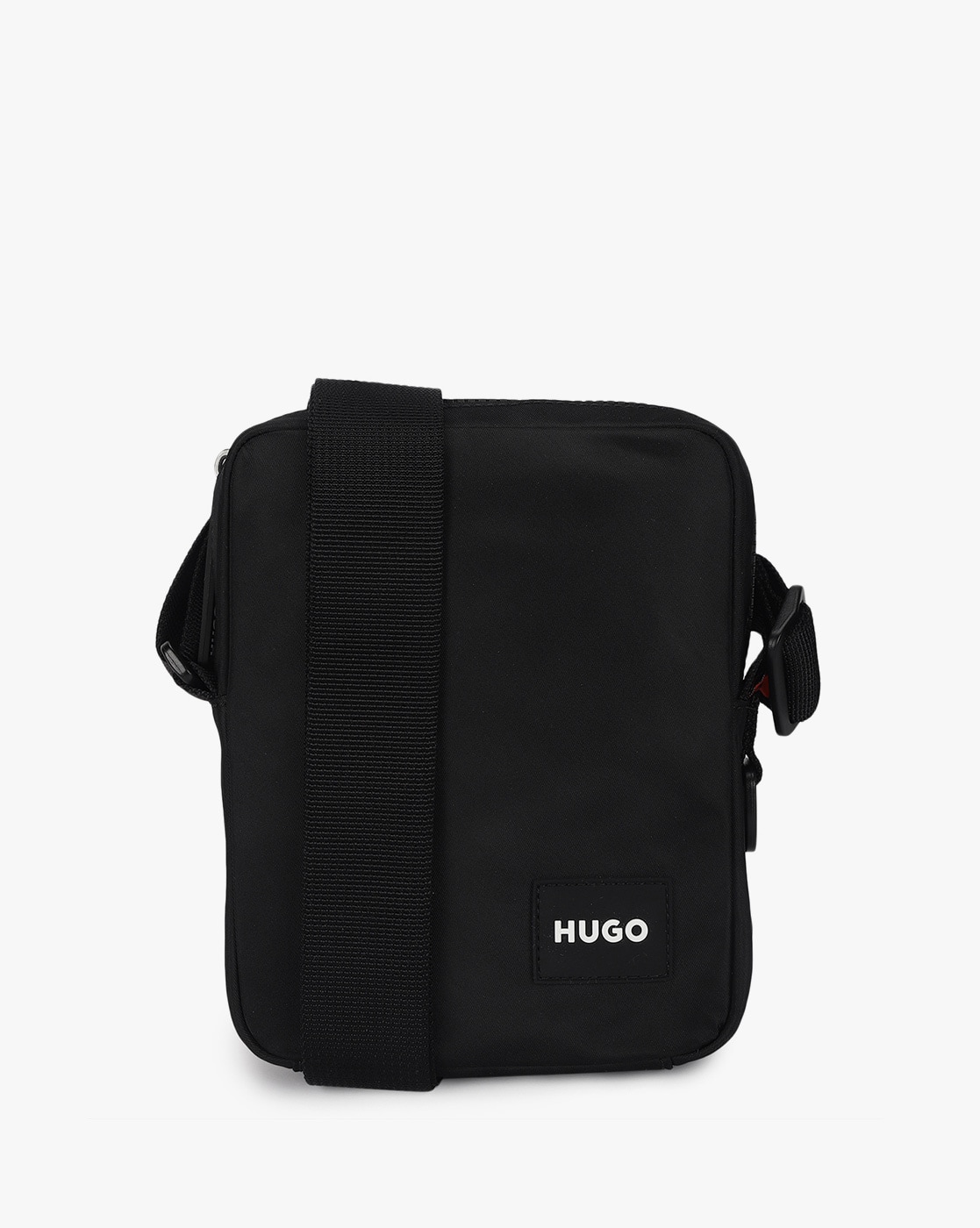 HUGO - Faux-leather crossbody bag with logo details