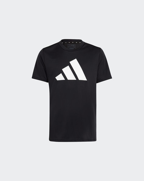 Adidas Kids Logo Print Round-Neck T-Shirt