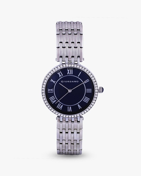 Giordano analog silver outlet dial women's watch