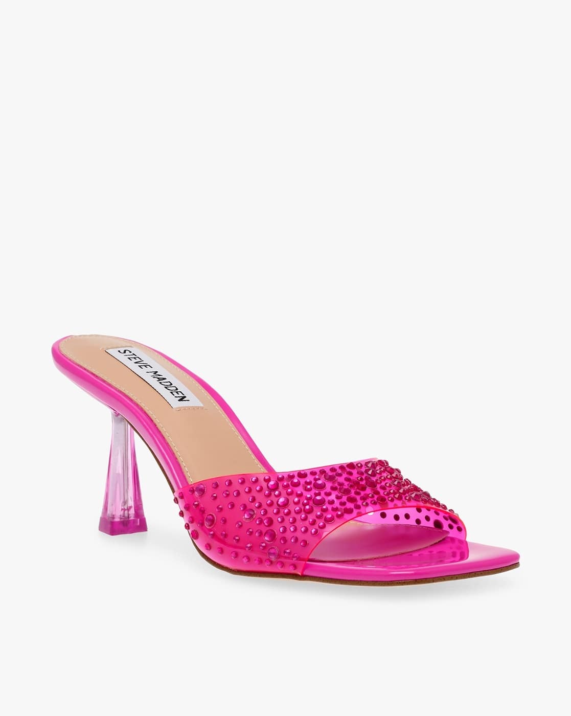 Buy Magenta Heeled Sandals for Women by STEVE MADDEN Online
