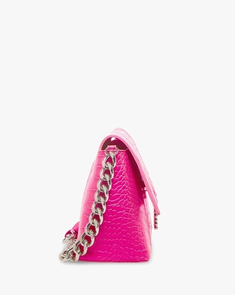 Da Milano Hot Pink Leather Sling Bag Buy Da Milano Hot Pink Leather Sling  Bag Online at Best Price in India  Nykaa
