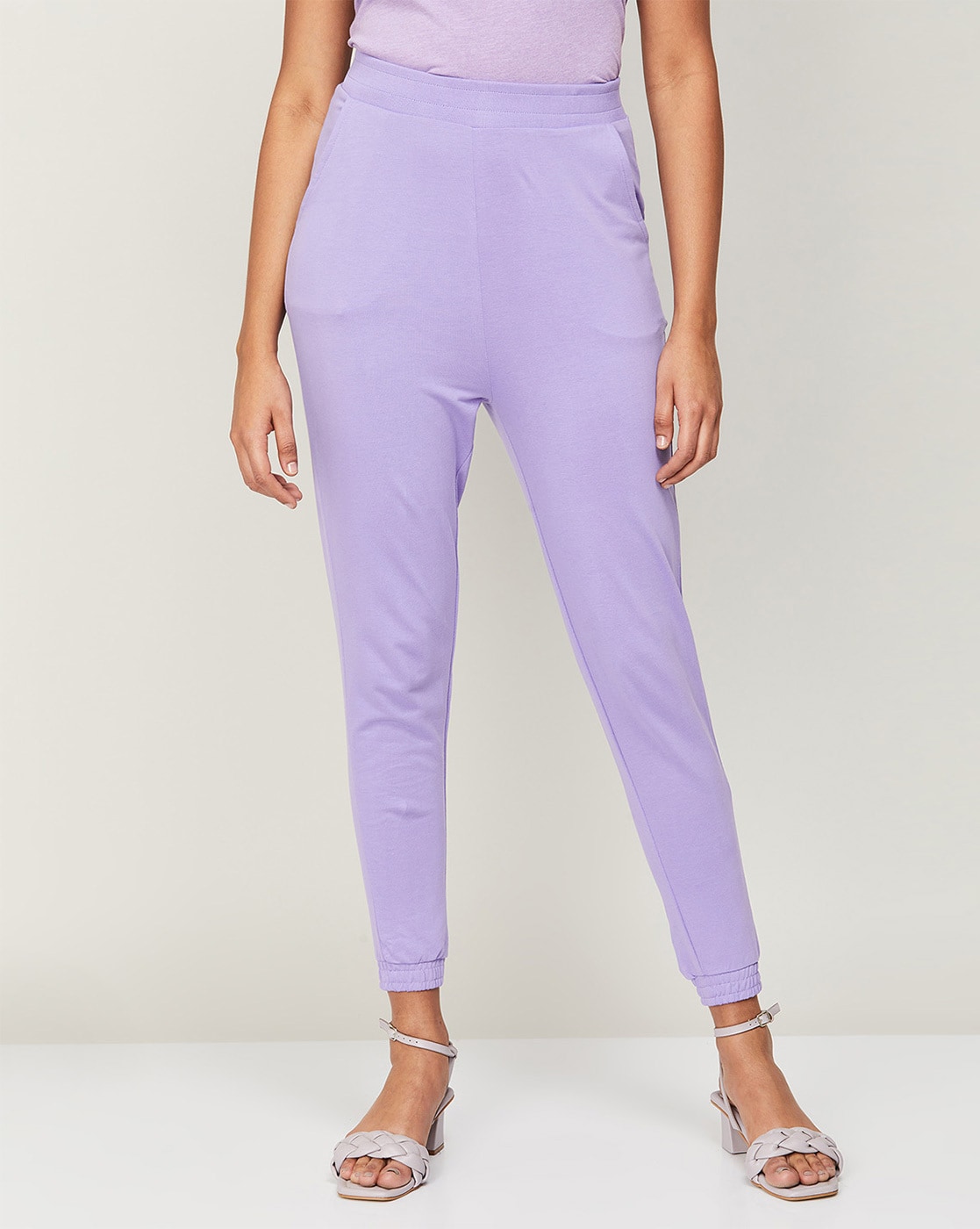 STAR by Julien Macdonald Purple Tailored Trousers  Freemans