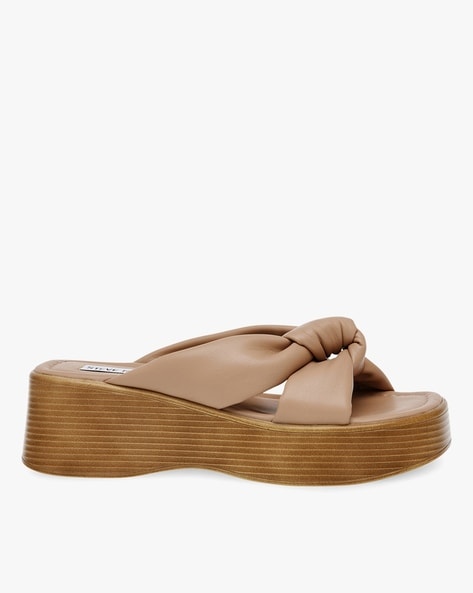 Steve Madden Conduct Knot-Strap Wedges