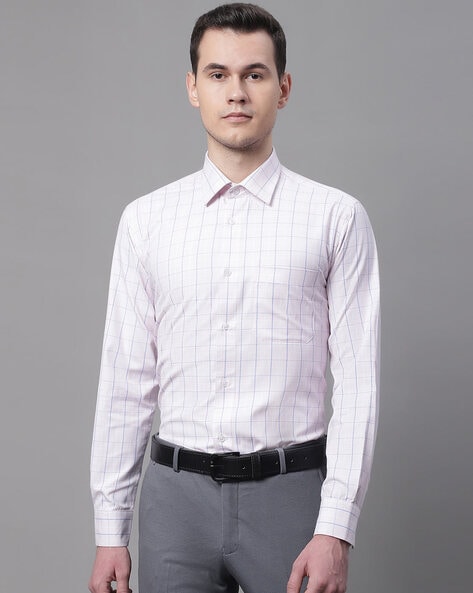 Checked Shirt with Patch Pocket