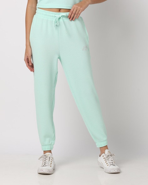 Mint green cheap track pants