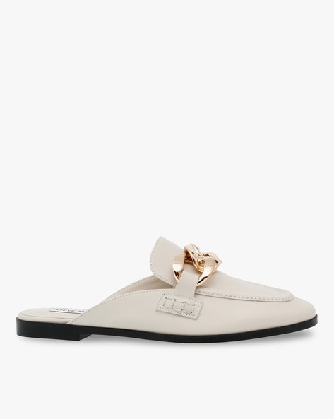 White steve clearance madden mules