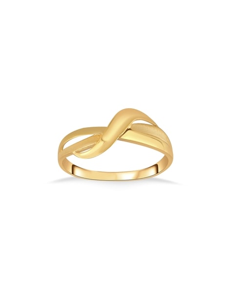 14k Gold Infinity Ring Simple Womens Birthday Gift - Etsy