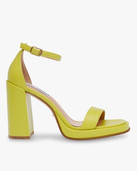 Steve madden cheap yellow heels