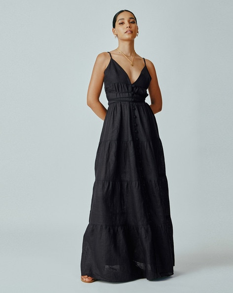 Selene Double Cloth Maxi Dress – Marine Layer