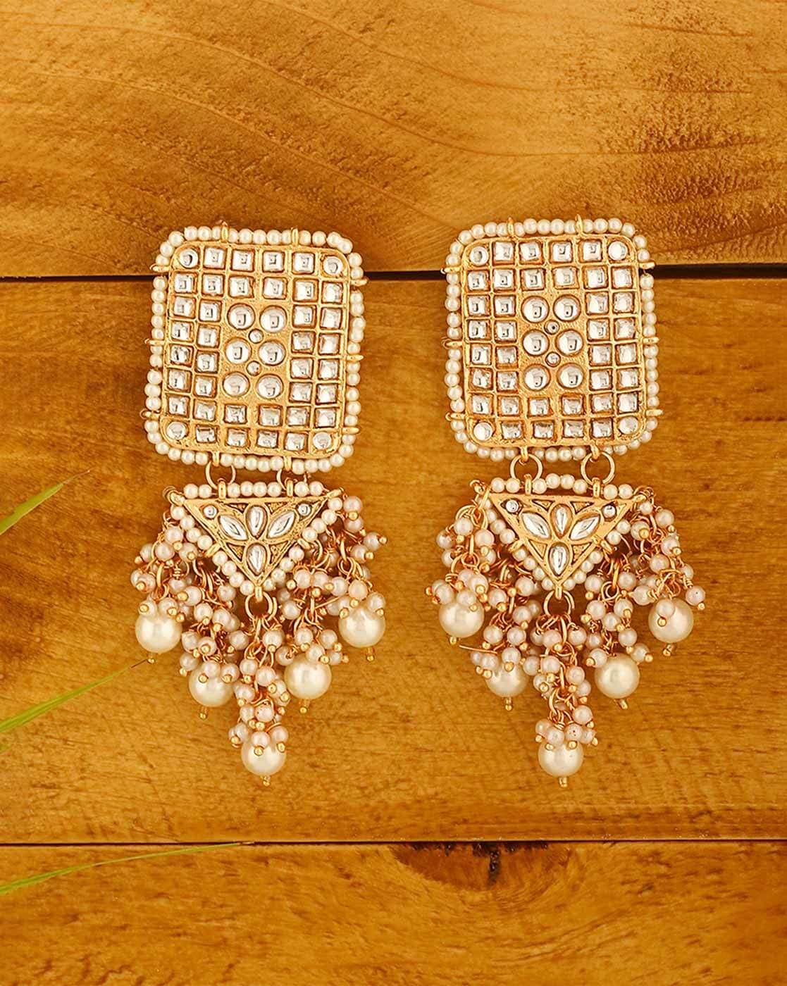 Amaltaas Indian Chandelier  Rose Quartz Earring Buy Amaltaas Indian  Chandelier  Rose Quartz Earring Online at Best Price in India  Nykaa