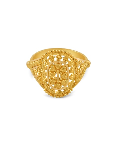 Sree Kumaran | 22K Gold Lord Tirupati Balaji Ring for Men's