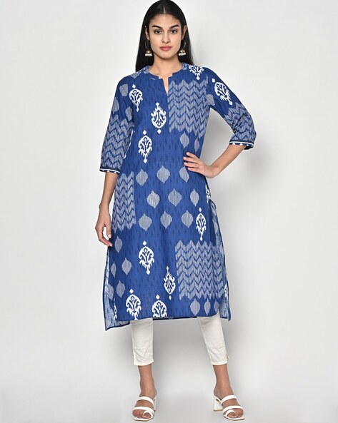 Biba Printed Straight Kurta