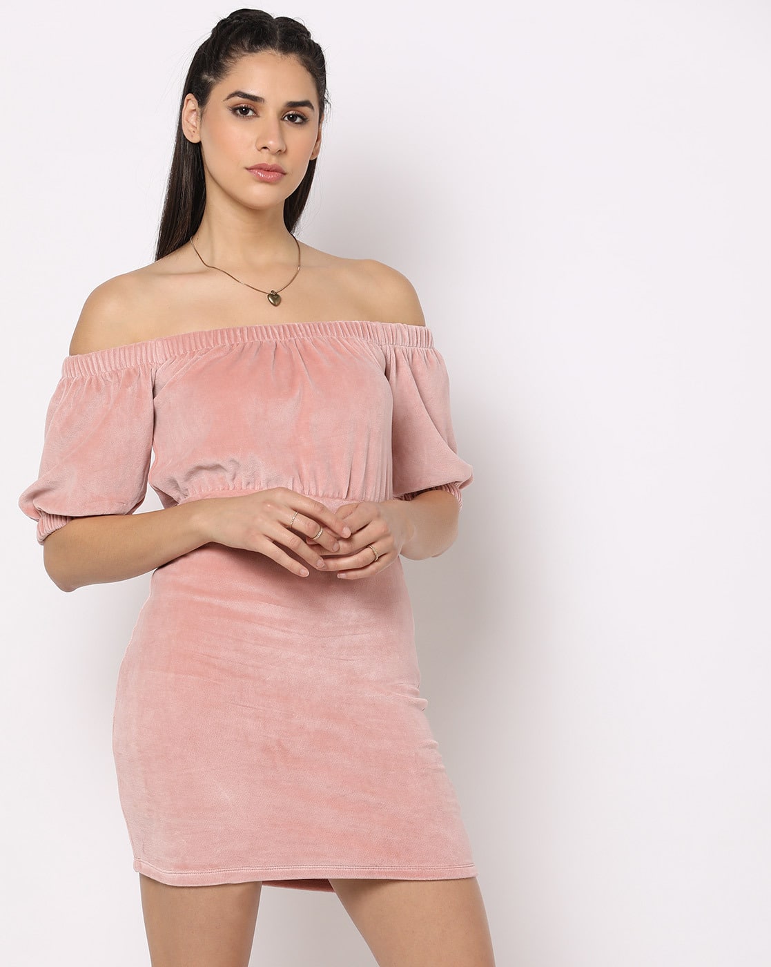 strapless open back dress Off-Shoulder Floral Lace Trim Mini Dress – Krush Kandy