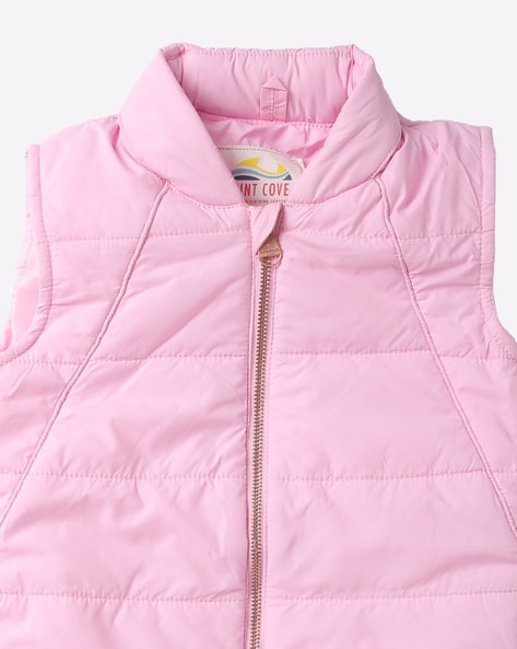 Shop Girls Light weight quilted Jacket Cherry Reversible at Woollen Wear