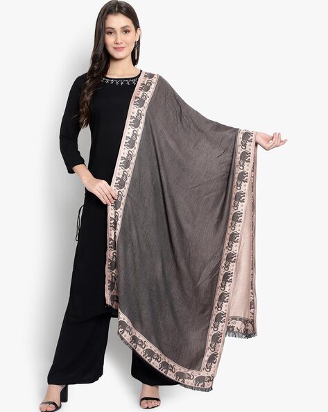 Printed Woolen Stole Price in India