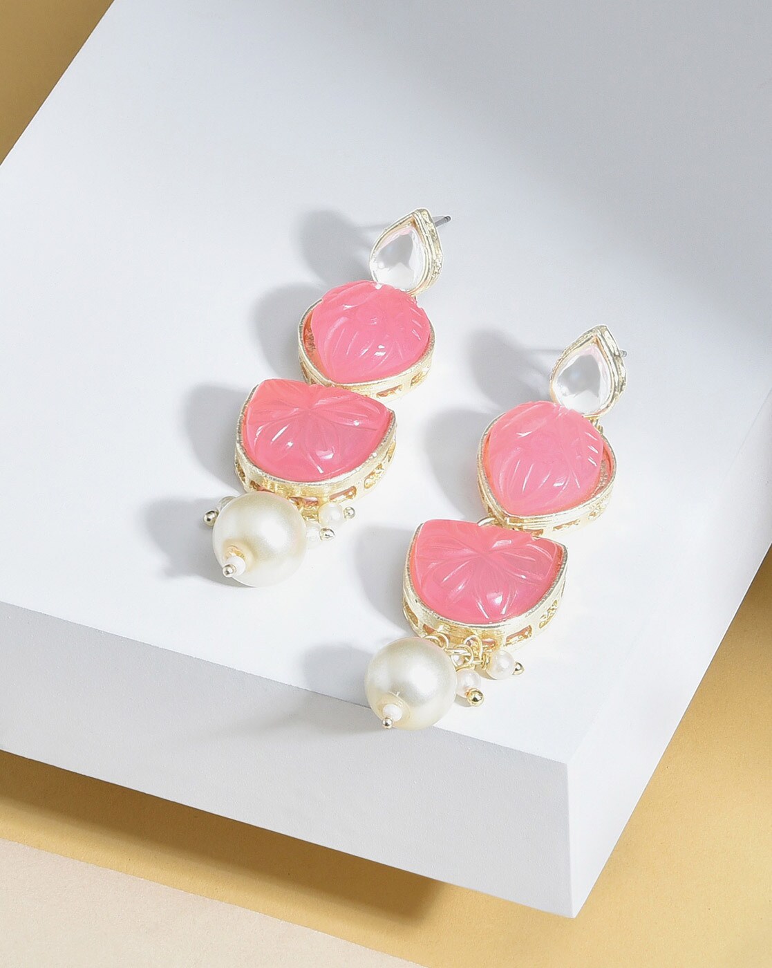 Vintage Coral Earrings|Dover Jewelry|Vintage jewelry