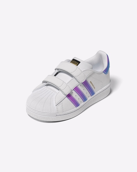 Adidas superstar slip on cheap kids purple