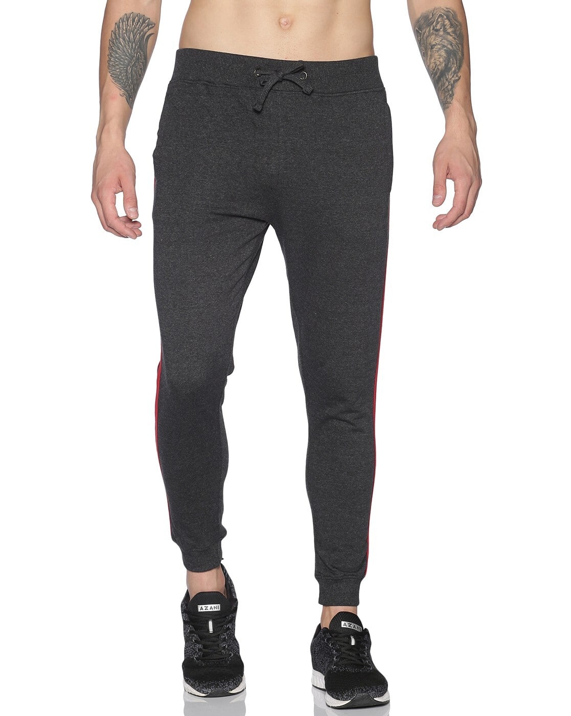 Buy Black Track Pants for Men by BLUE TYGA Online