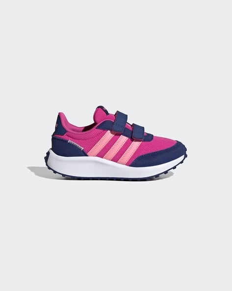 Buy Adidas Kids Run 70 S CF K Slip-On Shoes Lucid Fuchsia Color