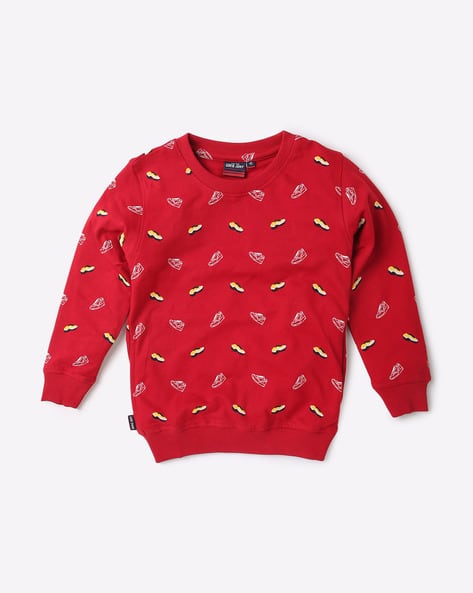Buy Red Sweatshirts u0026 Hoodie for Boys by GINI u0026 JONY Online | Ajio.com
